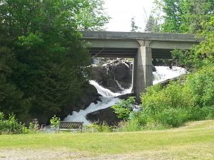 Waterfalls and bridge near Barnet VT 2016